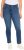 Ulla Popken Fringed Hem Stretch Fit Jeans Denim Blue - Jeansy & Spodnie w Dużych Rozmiarach – Plus Size - 