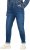 Ulla Popken Rivet Detail Mom Jeans Blue - Jeansy & Spodnie w Dużych Rozmiarach – Plus Size - 