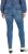 Ulla Popken Decorative Pocket Slim Stretch Jeans Blue Denim - Jeansy & Spodnie w Dużych Rozmiarach – Plus Size - 