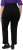 Ulla Popken Striped Elastic Waist Sweatpants Black - Jeansy & Spodnie w Dużych Rozmiarach – Plus Size - 