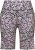 Ulla Popken Leopard Print Quick Drying Shorts Black - Jeansy & Spodnie w Dużych Rozmiarach – Plus Size - 