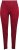 Ulla Popken Lace Print Leggings Red - Jeansy & Spodnie w Dużych Rozmiarach – Plus Size - 