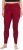 Ulla Popken Lace Print Leggings Red - Jeansy & Spodnie w Dużych Rozmiarach – Plus Size - 