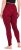 Ulla Popken Lace Print Leggings Red - Jeansy & Spodnie w Dużych Rozmiarach – Plus Size - 