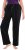 Ulla Popken Fleece Loungewear Pants Black - Jeansy & Spodnie w Dużych Rozmiarach – Plus Size - 