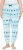 Ulla Popken Alpine Striped Plush Loungewear Pants Blue - Jeansy & Spodnie w Dużych Rozmiarach – Plus Size - 