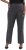 Ulla Popken Sparkling Pinstripe Elastic Waist Pants Black - Jeansy & Spodnie w Dużych Rozmiarach – Plus Size - 