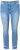 Ulla Popken Double Fringe Hem Stretch Fit Jeans Light Blue Denim - Jeansy & Spodnie w Dużych Rozmiarach – Plus Size - 