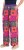 Ulla Popken Tile Print Wide Leg Palazzo Pants Purple - Jeansy & Spodnie w Dużych Rozmiarach – Plus Size - 