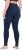 Ulla Popken Lace Trim Leggings Navy - Jeansy & Spodnie w Dużych Rozmiarach – Plus Size - 