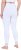 Ulla Popken Lace Trim Leggings White - Jeansy & Spodnie w Dużych Rozmiarach – Plus Size - 