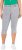 Ulla Popken Denim Fringed Hem Capris Grey - Jeansy & Spodnie w Dużych Rozmiarach – Plus Size - 