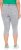 Ulla Popken Denim Fringed Hem Capris Grey - Jeansy & Spodnie w Dużych Rozmiarach – Plus Size - 