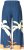 Ulla Popken Abstract Landscape Elastic Waist Palazzo Pants Blue - Jeansy & Spodnie w Dużych Rozmiarach – Plus Size - 