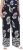 Ulla Popken Fossil Print Elastic Waist Palazzo Pants Black - Jeansy & Spodnie w Dużych Rozmiarach – Plus Size - 