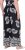 Ulla Popken Fossil Print Elastic Waist Palazzo Pants Black - Jeansy & Spodnie w Dużych Rozmiarach – Plus Size - 
