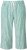 Ulla Popken Coastal Stripe Linen Blend Elastic Waist Culottes Green - Jeansy & Spodnie w Dużych Rozmiarach – Plus Size - 