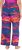 Ulla Popken Abstract Sunset Elastic Waist Palazzo Pants Orange - Jeansy & Spodnie w Dużych Rozmiarach – Plus Size - 