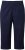 Ulla Popken Stretch Fit Paper Bag Culottes Navy - Jeansy & Spodnie w Dużych Rozmiarach – Plus Size - 