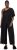 Ulla Popken Asymmetric Lace Panel Jumpsuit Black - Jeansy & Spodnie w Dużych Rozmiarach – Plus Size - 