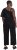 Ulla Popken Asymmetric Lace Panel Jumpsuit Black - Jeansy & Spodnie w Dużych Rozmiarach – Plus Size - 