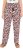 Ulla Popken Leopard Print Elastic Waist Pants White - Jeansy & Spodnie w Dużych Rozmiarach – Plus Size - 
