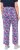 Ulla Popken Seashell Print Elastic Waist Pants Blue - Jeansy & Spodnie w Dużych Rozmiarach – Plus Size - 