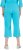 Ulla Popken Textured Elastic Waist Cropped Pants Deep Aqua - Jeansy & Spodnie w Dużych Rozmiarach – Plus Size - 