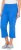 Ulla Popken Wide Leg Twill Mary Fit Culottes Deep Aqua - Jeansy & Spodnie w Dużych Rozmiarach – Plus Size - 