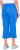 Ulla Popken Wide Leg Twill Mary Fit Culottes Deep Aqua - Jeansy & Spodnie w Dużych Rozmiarach – Plus Size - 