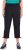 Ulla Popken Ultra Light Triple Function Cropped Softshell Pants Black - Jeansy & Spodnie w Dużych Rozmiarach – Plus Size - 