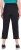 Ulla Popken Ultra Light Triple Function Cropped Softshell Pants Black - Jeansy & Spodnie w Dużych Rozmiarach – Plus Size - 