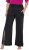 Ulla Popken Split Leg Uv Protective Pants Black - Jeansy & Spodnie w Dużych Rozmiarach – Plus Size - 