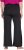 Ulla Popken Split Leg Uv Protective Pants Black - Jeansy & Spodnie w Dużych Rozmiarach – Plus Size - 