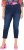 Ulla Popken Cropped Denim Look Stretch Fit Leggings Denim Blue - Jeansy & Spodnie w Dużych Rozmiarach – Plus Size - 