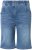 Ulla Popken Denim Wide Leg Elastic Waist Bermuda Shorts Blue Denim - Jeansy & Spodnie w Dużych Rozmiarach – Plus Size - 