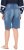 Ulla Popken Denim Wide Leg Elastic Waist Bermuda Shorts Blue Denim - Jeansy & Spodnie w Dużych Rozmiarach – Plus Size - 
