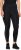 Ulla Popken Cargo Pocket Fleece Lined Sports Leggings Black - Jeansy & Spodnie w Dużych Rozmiarach – Plus Size - 