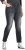 Ulla Popken Rivet Detail Stretch Fit Boyfriend Jeans Black - Jeansy & Spodnie w Dużych Rozmiarach – Plus Size - 