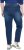 Ulla Popken Stretch Fit Boyfriend Jeans Blue - Jeansy & Spodnie w Dużych Rozmiarach – Plus Size - 