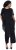 Ulla Popken Layered Chiffon Wrap Jumpsuit Grey - Jeansy & Spodnie w Dużych Rozmiarach – Plus Size - 
