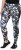 Ulla Popken Quick Drying Botanical Print Sport Leggings Black - Jeansy & Spodnie w Dużych Rozmiarach – Plus Size - 