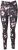 Ulla Popken Abstract Print Quick Dry Sports Leggings Black - Jeansy & Spodnie w Dużych Rozmiarach – Plus Size - 