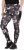 Ulla Popken Abstract Print Quick Dry Sports Leggings Black - Jeansy & Spodnie w Dużych Rozmiarach – Plus Size - 