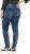 Ulla Popken Decorative Stitched Slim Leg Stretch Fit Jeans Blue Denim - Jeansy & Spodnie w Dużych Rozmiarach – Plus Size - 