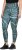 Ulla Popken Quick Drying Ripple Print Sport Leggings Black - Jeansy & Spodnie w Dużych Rozmiarach – Plus Size - 