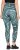 Ulla Popken Quick Drying Ripple Print Sport Leggings Black - Jeansy & Spodnie w Dużych Rozmiarach – Plus Size - 