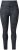 Ulla Popken Quick Drying Leopard Print Sport Leggings Black - Jeansy & Spodnie w Dużych Rozmiarach – Plus Size - 
