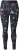 Ulla Popken Quick Drying Celestial Print Sport Leggings Black - Jeansy & Spodnie w Dużych Rozmiarach – Plus Size - 