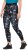 Ulla Popken Quick Drying Celestial Print Sport Leggings Black - Jeansy & Spodnie w Dużych Rozmiarach – Plus Size - 